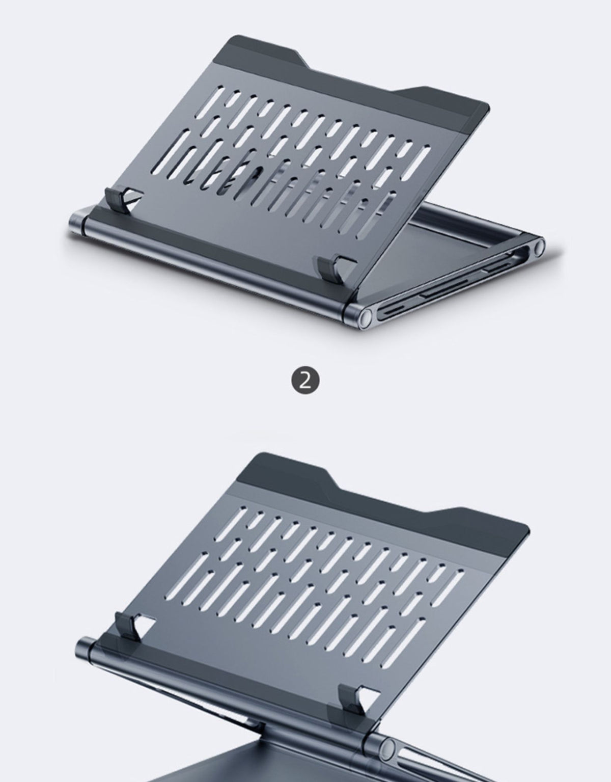 Pinpoint Lap Stack Laptop Stand With 8-in-1 Station